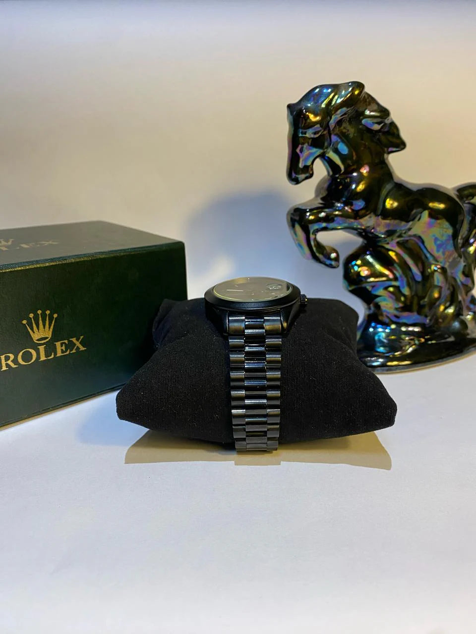 ROLEX -Rolex Oyster - Busniess Class Series Premium MATT Black 36mm heavy chain