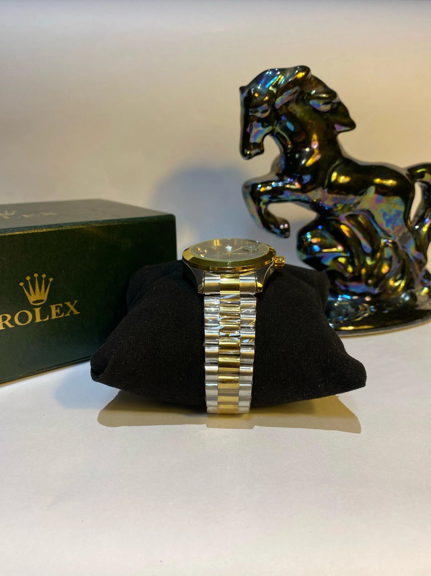 ROLEX - Oyster Date Just 36mm Ref:116233 factory blue chrome dial (Pre-owned