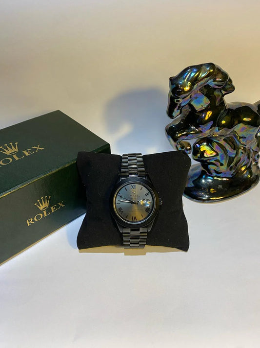 ROLEX -Rolex Oyster - Busniess Class Series Premium MATT Black 36mm heavy chain